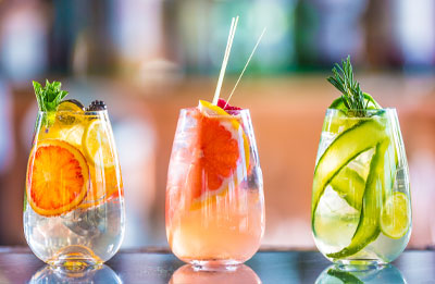 Photo of vodka drinks